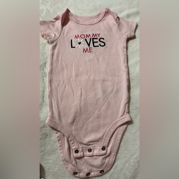 Pink and Leopard Print Baby Onesies 3m - Picture 2 of 5